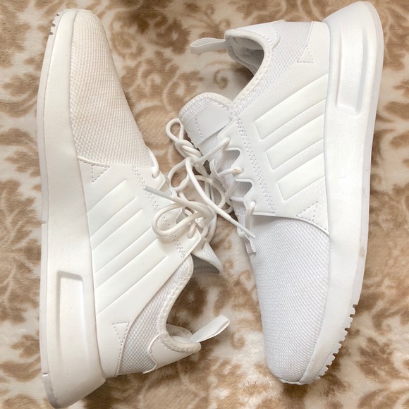 adidas xplorer all white shoes